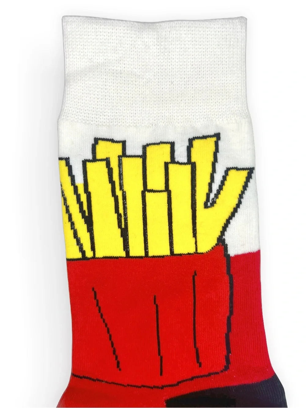 NWOT Fry-Day Vibes! Fun French Fry Novelty Crew Socks – Funky Fast Food Socks
